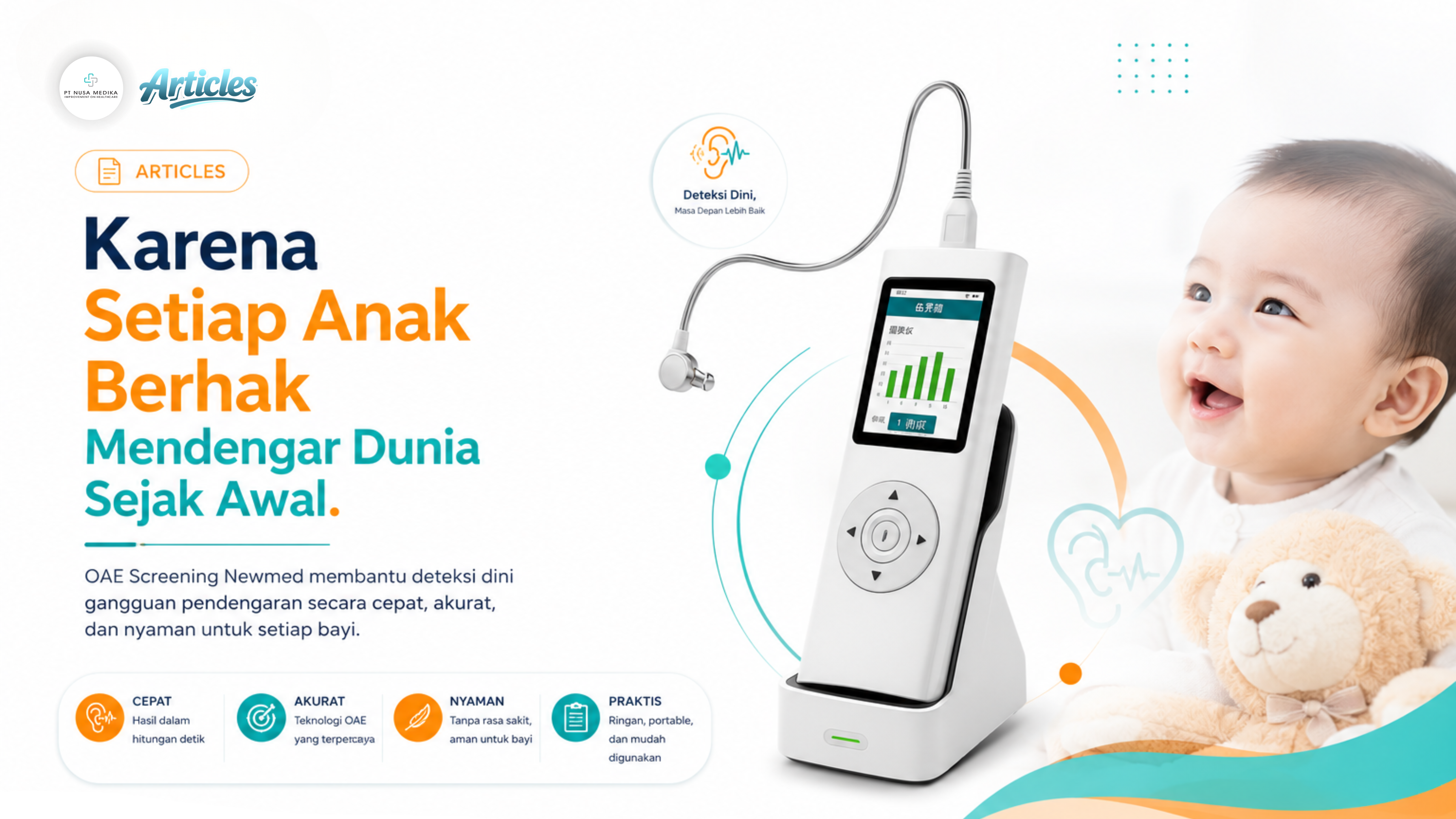 Karena Setiap Anak Berhak Mendengar Dunia Sejak Awal.