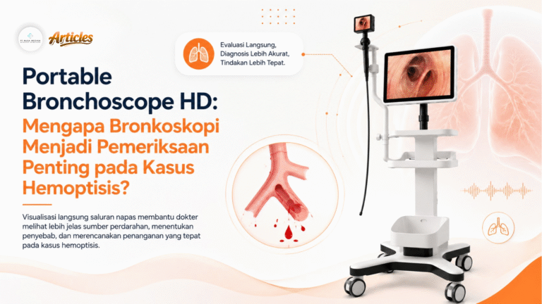 Portable Bronchoscope HD: Mengapa Bronkoskopi Menjadi Pemeriksaan Penting pada Kasus Hemoptisis?