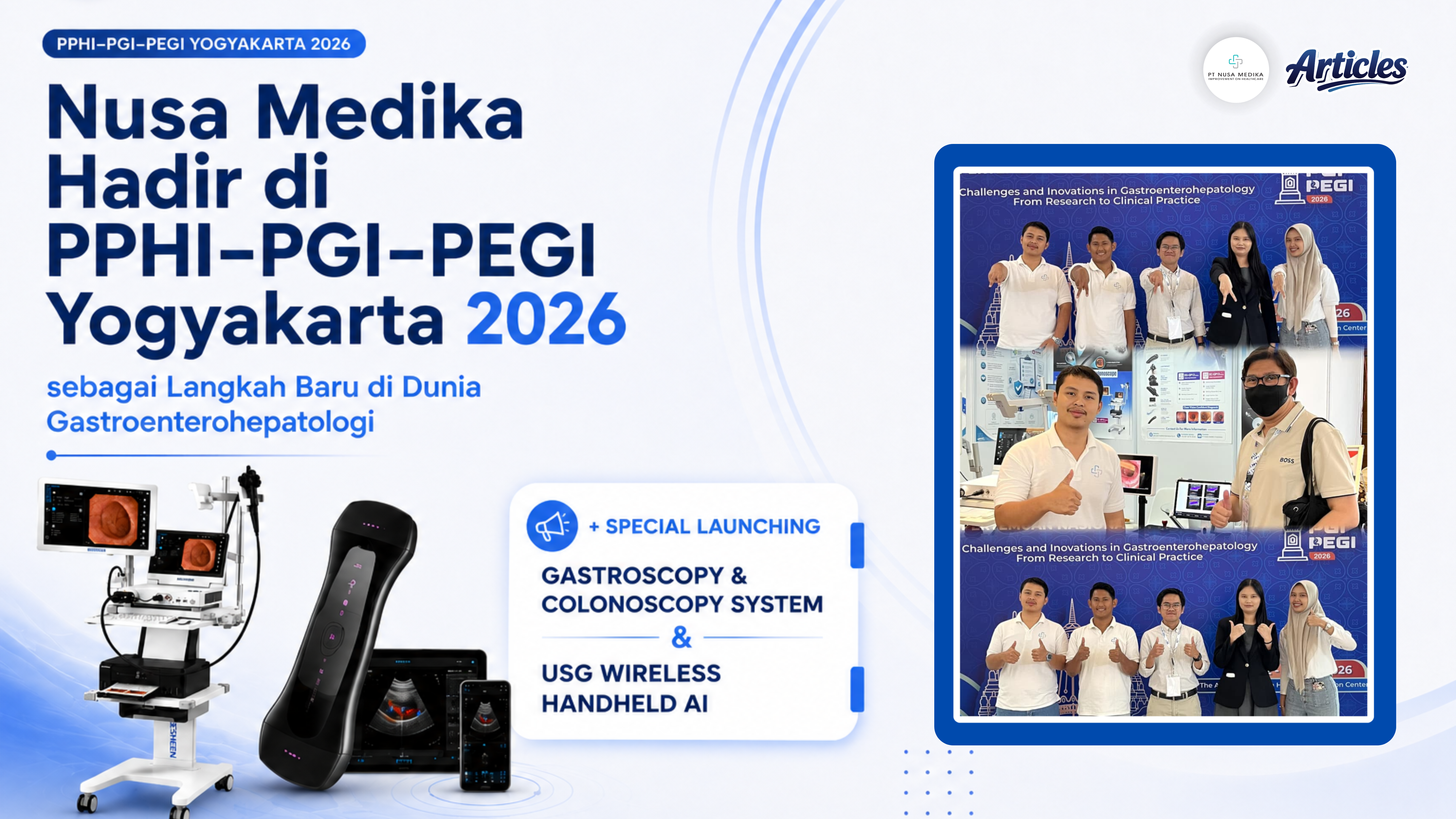 Nusa Medika Hadir di PPHI–PGI–PEGI Yogyakarta 2026 sebagai Langkah Baru di Dunia Gastroenterohepatologi