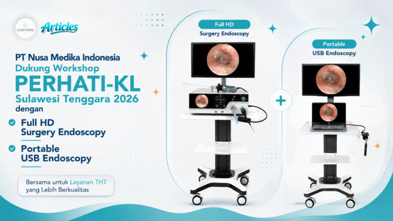 PT Nusa Medika Indonesia Dukung Workshop PERHATI-KL Sulawesi Tenggara 2026 dengan Full HD Surgery Endoscopy & Portable USB Endoscopy
