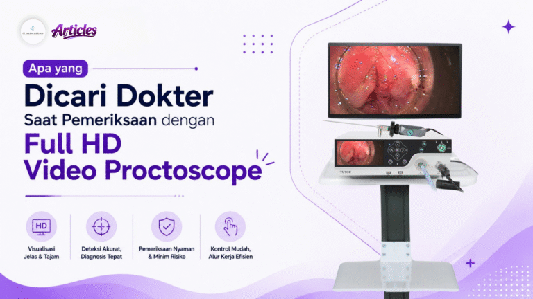 Apa yang Dicari Dokter Saat Pemeriksaan dengan Full HD Video Proctoscope?