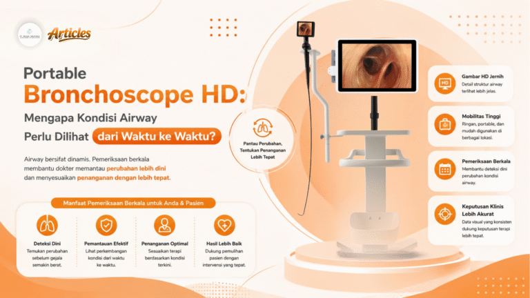 Portable Bronchoscope HD: Mengapa Kondisi Airway Perlu Dilihat dari Waktu ke Waktu?