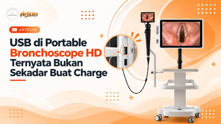 USB di Portable Bronchoscope HD, Ternyata Bukan Sekadar Buat Charge